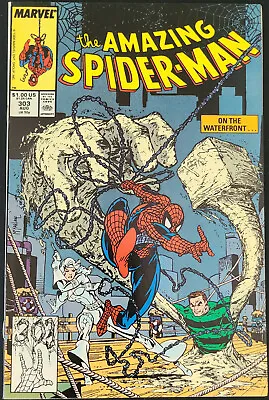 Buy Marvel AMAZING SPIDER-MAN #303 Direct (Aug 1988) Todd McFarlane David Michelinie • 39.52£