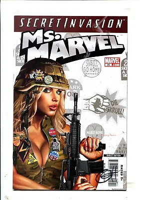 Buy Ms. Marvel #29 - Signed By Greg Horn / G I Jane Cover (8.0/8.5) 2008 • 15.77£