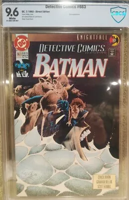 Buy Detective Comics #663 CBCS 9.6 Wp (1993 DC)  Batman • 39.53£