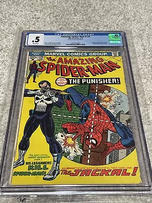 Buy Amazing Spider-man #129 Cgc 0.5 1974 1st Appearance Of The Punisher • 491.70£