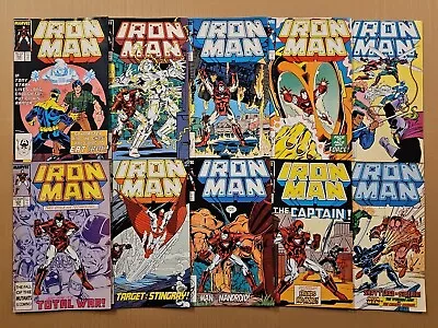Buy Iron Man #220-229 Complete Lot Of 10 Marvel 1987 VF Avg • 23.82£