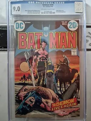 Buy BATMAN #244 - CGC 9.0 - Old Case & Has Not Been Cleaned & Pressed! • 350£