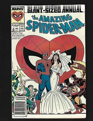Buy Amazing Spider-Man Annual #21 (News) VGFN Romita Peter & MJ's Wedding Electro • 11.88£