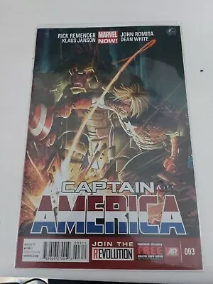 Buy Captain America #3 Jan 2013 Marvel Main Cover 1st Print Bagged And Boarded • 4£