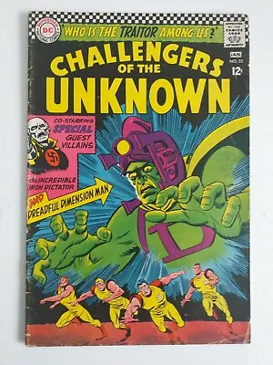 Buy DC Silver Age  CHALLENGERS OF THE UNKNOWN  #53  1966  FN    Bagged And Boarded • 10£