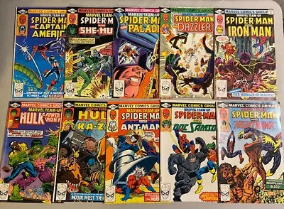 Buy 10 Issues Marvel Team-Up #101 To 110: Spider-Man, Ant Man, Hulk, Iron Man,  • 35.56£