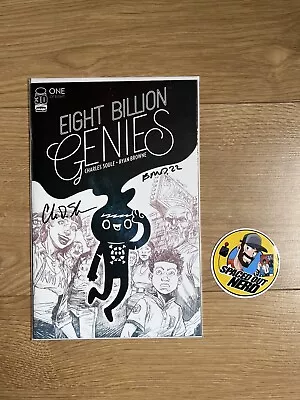 Buy Eight Billion Genies #1 - Nycc 2022 Foil - Signed Soule & Browne - Image Comics • 87.99£