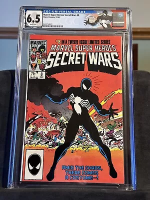 Buy Marvel Super Heroes Secret Wars #8 Alien Symbiote Costume (Venom) Origin CGC 6.5 • 107.93£
