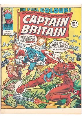 Buy Captain Britain Comic #20 (16/02/1977). VG • 6.76£