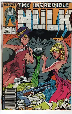 Buy Incredible Hulk #347 Newsstand 1st Appearance App Mr Joe Fixit Marvel 1988 • 31.66£