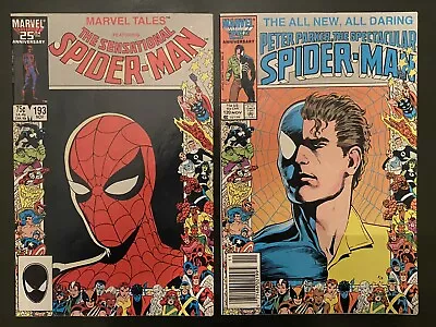 Buy Marvel Tales #193 & Spectacular Spiderman #120 Marvel 25th Anniversary Covers • 7.87£