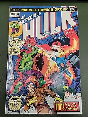 Buy Marvel Comics The Incredible Hulk Vol 1 #166 1973  • 16.09£