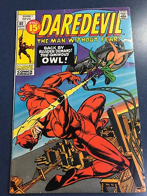 Buy Daredevil #80  1971  6.0 Owl Appearance • 12.01£
