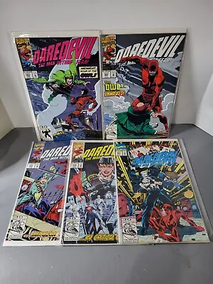 Buy Daredevil Vol. 1 (5) Comic Lot Issues 301-302-305-306-307 Marvel 1992 • 23.71£
