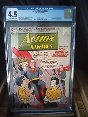 Buy Action Comics 255 Scarce Issue Cgc 4.5.  1st Bizarro Loise Lane • 500£