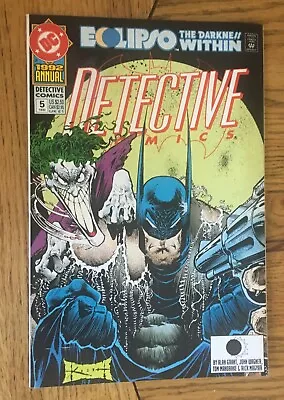 Buy Detective Comics Annual #5 - 1992 - DC Comics, Sam Keith Cover - Joker Appears • 3.95£