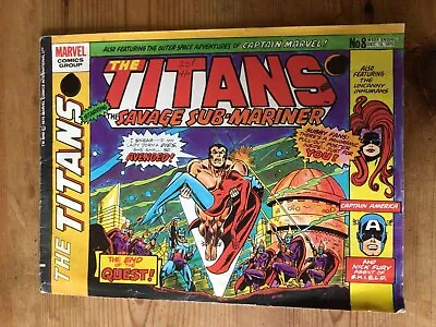 Buy Marvel Comics Group - The Titans No.8   UK Comic • 5£
