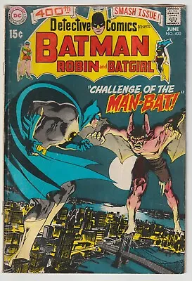 Buy Detective Comics #400 (1970)  Challenge Of The Man-Bat  - Neal Adams Cover  • 199£