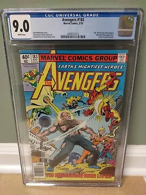 Buy Avengers #183 CGC 9.0  Carol Danvers Joins The Avengers  🇺🇸  Marvel Comics  • 54.41£