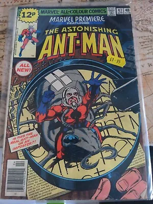 Buy Marvel Premiere Astonishing Ant-Man #47 1979 VF- Pence Copy 1st Scott Lang, MCU • 49.99£