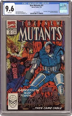 Buy New Mutants #91 CGC 9.6 1990 4011739014 • 75.15£
