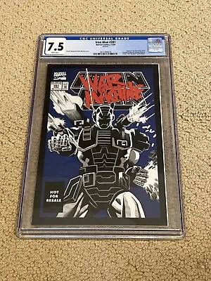 Buy Iron Man 281 CGC 7.5 White Pages (Toy Variant!!) + Magnet • 59.96£