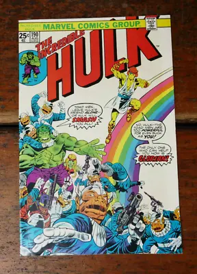 Buy The Incredible Hulk #190 Marvel Comics 1975 - 1st Glorian Appearance Key - VF • 15.85£