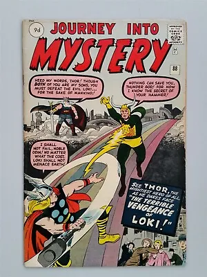 Buy Thor Journey Into Mystery #88 Vg+ (4.5) 1st Full Odin 2nd Full Loki Jan 1963** • 349.99£