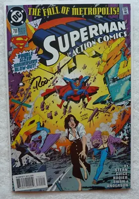 Buy Action Comics #700, NM Signed By Artist Denis Rodier With COA • 11.82£