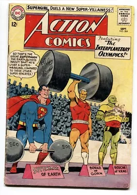 Buy ACTION COMICS #304 1st BLACK FLAME Comic Book 1963-SUPERMAN-VG • 40.78£