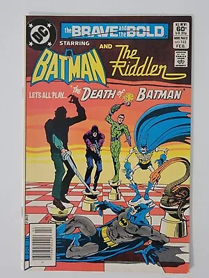 Buy Brave And The Bold #183 Dc Comics 1982 Newsstand Variant Batman Riddler • 3£