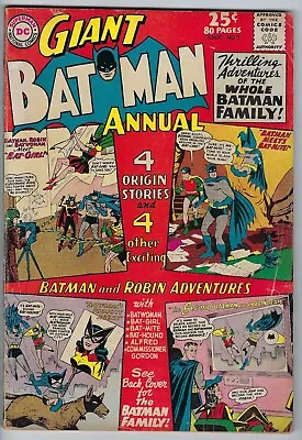 Buy Batman Annual 7 (1964) VG/F 5.0 Batwoman Bat-Mite Bat-Hound Bat-Girl Swan WF Rep • 23.82£