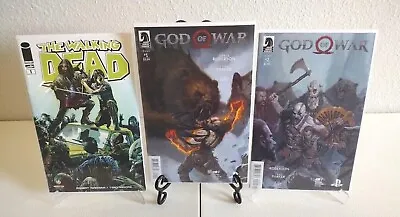 Buy God Of War #1-2 Dark Horse Comics Kratos Walking Dead #1 Nashville Comic Variant • 51.63£