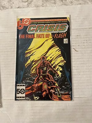 Buy CRISIS ON INFINITE EARTHS #8 1985 DEATH Of The FLASH BARRY ALLEN George Perez • 19.99£