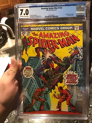 Buy Amazing Spiderman 136 Cgc 7.0 • 98.59£