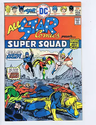 Buy All Star Comics #58 DC 1976 Presents Super Squad 1st Appearance Of Power Girl ! • 102.78£
