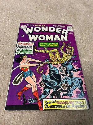 Buy Wonder Woman #160 1966 DC Silver Age Comic Book Cheetah • 122.54£