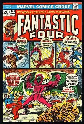 Buy Fantastic Four #140 Marvel Comics 1972 (FN/VF) Origin Of Annihilus! L@@K! • 14.38£
