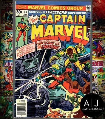 Buy Captain Marvel #48 FN/VF 7.0 (Marvel) 1977 • 5.15£
