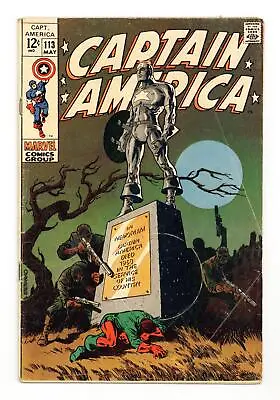 Buy Captain America #113 GD+ 2.5 1969 • 42.03£
