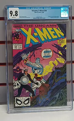 Buy UNCANNY X-MEN #248 (Marvel Comics, 1989) CGC Graded 9.8  ~JIM LEE ~WHITE Pages • 98.95£