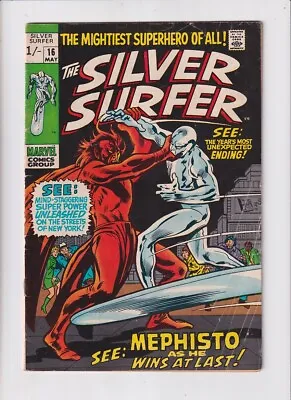 Buy Silver Surfer (1968) #  16 UK Price (4.0-VG) (2017666) Mephisto 1970 • 72£