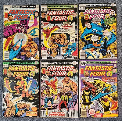 Buy FANTASTIC FOUR Lot Of 6 #163,168,171,173,181,197 Marvel 1975-78 VG- To VF+ • 40.54£