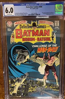 Buy Detective Comics #400 CGC 6.0 1st Appearance Of Man-Bat :: Neal Adams Cover  • 413.94£