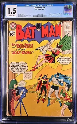Buy Batman #139 (DC 1961) CGC 1.5 Key Issue 1st Appearance Bat-Girl (Betty Kane) • 277.33£