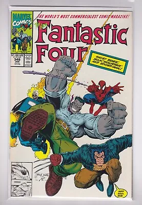 Buy Fantastic Four #348 (1961 1st Series) VF Boarded Sleeved First Printing • 15.99£