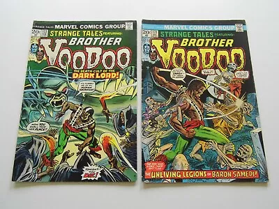 Buy Marvel Strange Tales Featuring Brother Voodoo 171/172 Mid-Grade Cents Copies • 15£