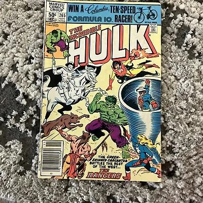 Buy The Incredible Hulk Comic 265 Nov • 4.32£