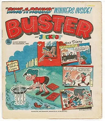 Buy Buster & Jackpot Comic 4th December 1982 Chalky X-Ray Specs Leopard Lime St • 1.25£