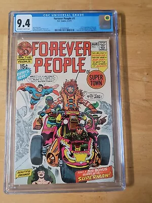 Buy Forever People #1 CGC 9.4 1st Full Appearance Of Darkseid & Forever People DC  • 359.78£